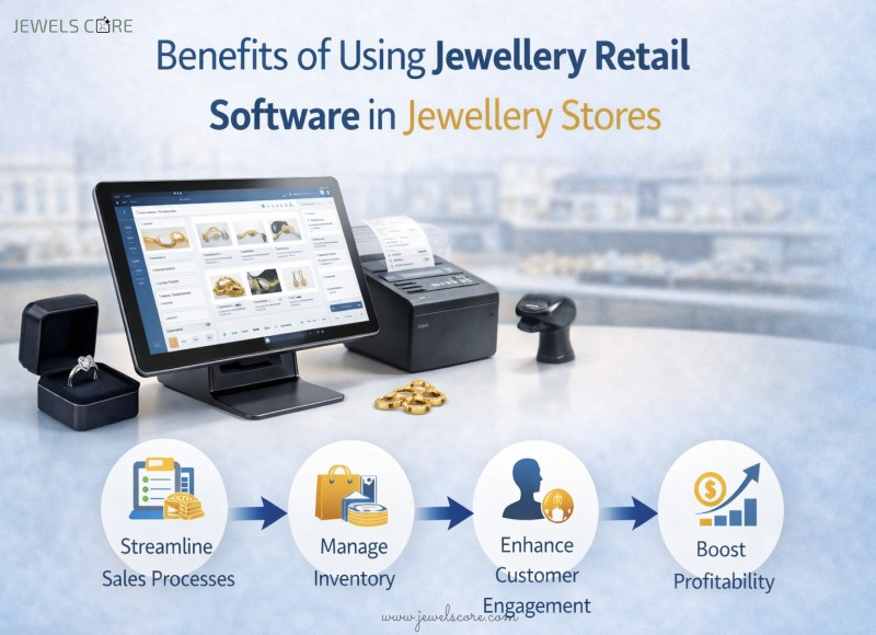 Jewels core Top Benefits of Using Jewellery Retail Software in Jewellery Stores